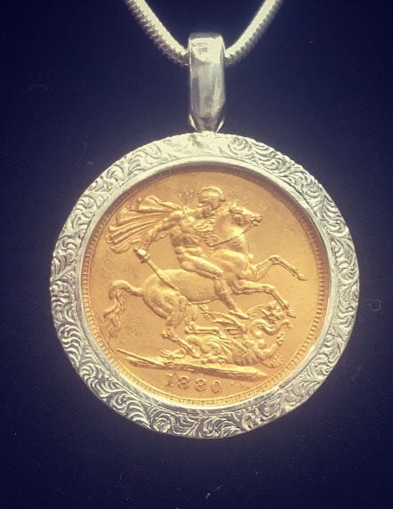 Antique Coin Pendant