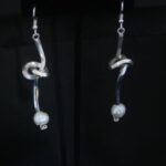 Knotted Pearl Earrings